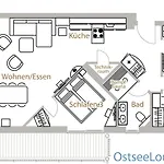 Apartmán Ostseelounge Priwall Travemuende