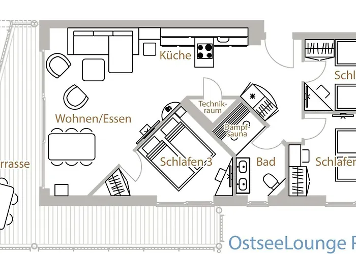 Daire Ostseelounge Priwall Travemuende